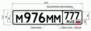 В России изменятся автомобильные номера